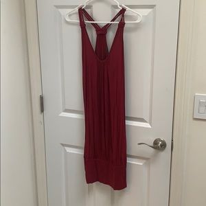 Deep Red Mini Dress